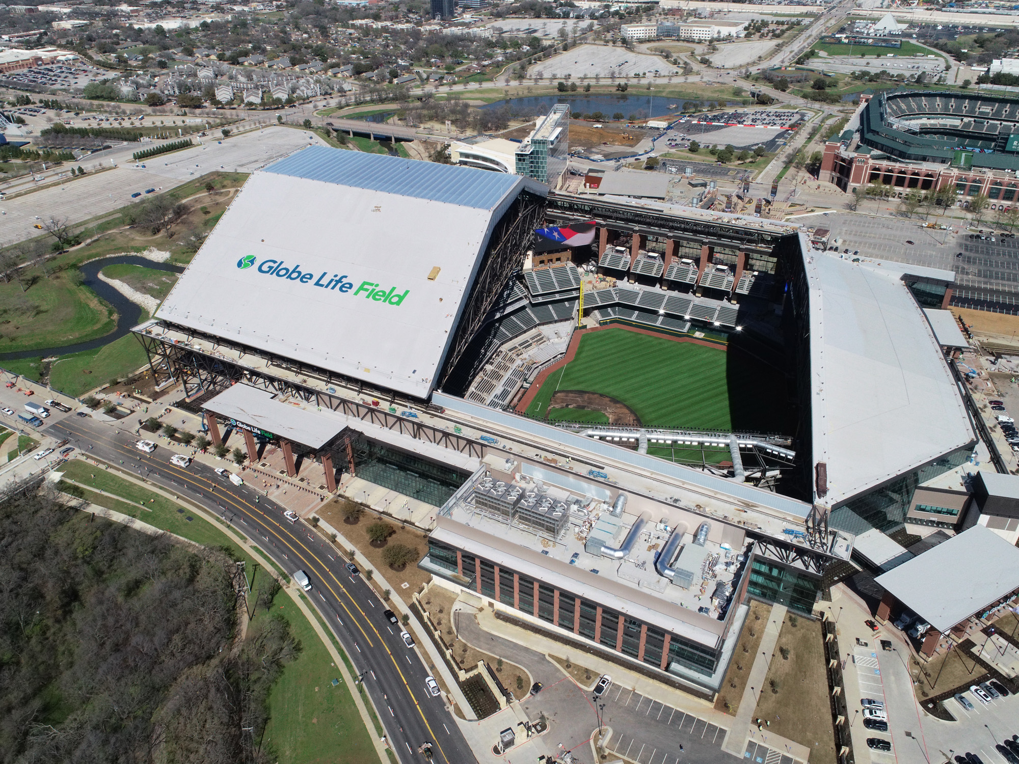 Globe Life Field en Arlington, Texas — sede de los Rangers de Texas en Dallas-Fort Worth